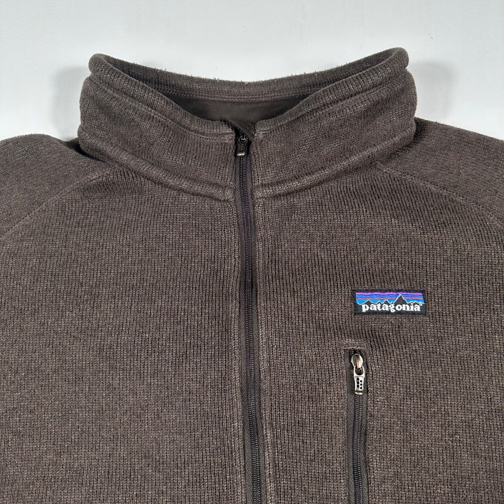 Patagonia Better Sweater Pullover Mens L 1/4 Zip Fleece Brown